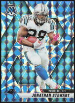 2025 Panini Mosaic Blue Reactive Mosaic #17 Jonathan Stewart