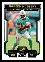 2023 Score Base Set #275 Raheem Mostert