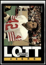 1985 Topps Base Set #156 Ronnie Lott