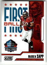 2023 Score First Ballot #3 Warren Sapp