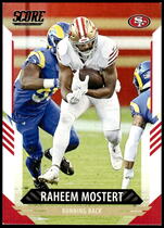2021 Score Base Set #260 Raheem Mostert