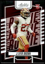 2023 Panini Absolute (Retail) #185 Jiayir Brown