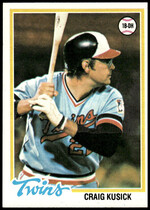 1978 Topps Base Set #137 Craig Kusick