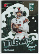 2024 Donruss Elite Title Waves Green #7 Joe Flacco