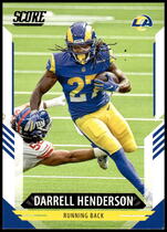2021 Score Base Set #252 Darrell Henderson