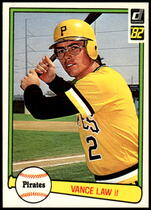 1982 Donruss Base Set #582 Vance Law