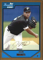 2007 Bowman Draft Draft Picks Gold #BDPP47 Jason Monti