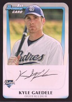 2011 Bowman Draft Prospects #BDPP23 Kyle Gaedele