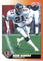 1991 Score Base Set #395 Deion Sanders