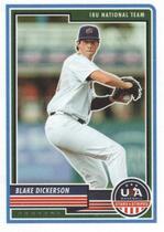 2023 Panini USA Baseball Stars & Stripes (Optichrome) #46 Blake Dickerson