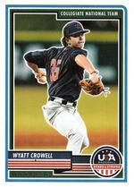 2023 Panini USA Baseball Stars & Stripes (Optichrome) #65 Wyatt Crowell