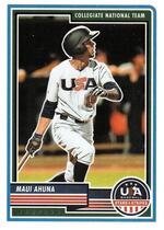2023 Panini USA Baseball Stars & Stripes (Optichrome) #94 Maui Ahuna
