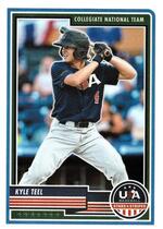 2023 Panini USA Baseball Stars & Stripes (Optichrome) #95 Kyle Teel