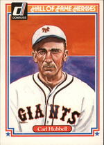 1983 Donruss Hall of Fame Heroes #33 Carl Hubbell