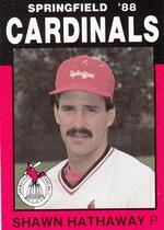 1988 Best Springfield Cardinals #6 Shawn Hathaway