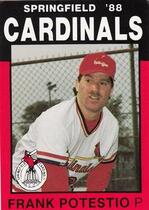 1988 Best Springfield Cardinals #10 Frank Potestio