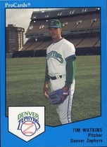 1989 ProCards Denver Zephyrs #41 Tim Watkins