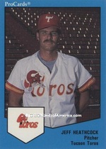 1989 ProCards Tucson Toros #196 Jeff Heathcock