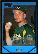 2007 Bowman Chrome Prospects #BC83 Brad Knox