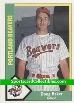 1990 CMC Portland Beavers #18 Doug Baker