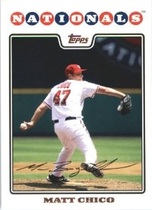 2008 Topps Base Set Series 2 #498 Matt Chico