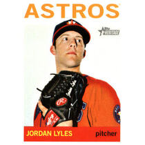 2013 Topps Heritage #297 Jordan Lyles