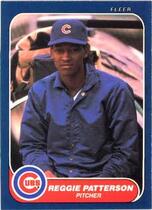 1986 Fleer Base Set #376 Reggie Patterson