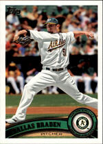 2011 Topps Base Set Series 2 #567 Dallas Braden