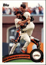 2011 Topps Base Set Series 2 #552 San Francisco Giants