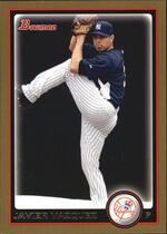 2010 Bowman Gold #155 Javier Vasquez