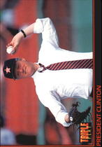 1993 Leaf Triple Play #32 President Bill Clinton