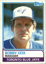1983 Topps Base Set #606 Bobby Cox