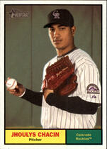 2010 Topps Heritage #292 Jhoulys Chacin