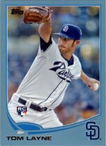 2013 Topps Blue Wal-Mart Exclusive #290 Tom Layne
