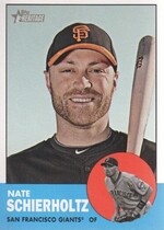 2012 Topps Heritage #270 Nate Schierholtz