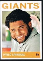 2013 Topps Heritage #136 Pablo Sandoval