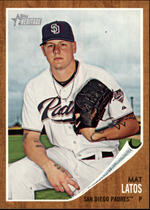 2011 Topps Heritage #179 Mat Latos