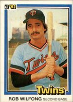 1981 Donruss Base Set #493 Rob Wilfong