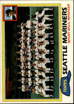 1981 Topps Base Set #672 Mariners Team