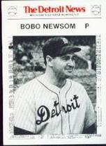 1981 Team Issue Detroit Tigers Detroit News Red Border #64 Bobo Newsom