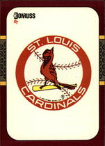 1987 Donruss Opening Day #255 Cardinals Checklist