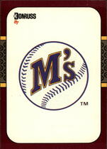 1987 Donruss Opening Day #260 Mariners Checklist