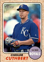 2017 Topps Heritage #132 Cheslor Cuthbert