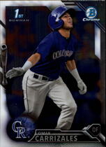 2016 Bowman Chrome Prospects #BCP58 Omar Carrizales