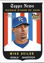 2008 Topps Heritage High Numbers #561 Mike Aviles