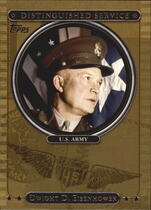 2007 Topps Distinguished Service #DS6 Dwight Eisenhower