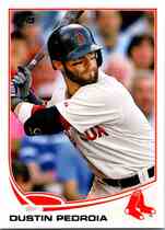 2013 Topps Base Set #15 Dustin Pedroia