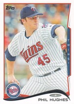 2014 Topps Base Set Series 2 #541 Phil Hughes