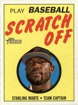 2019 Topps Heritage High Number 1970 Topps Scratch Off #20 Starling Marte