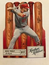 2019 Panini Leather & Lumber #70 Mike Trout